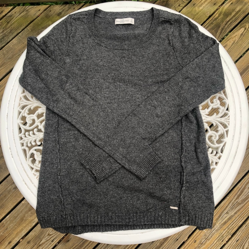 Abercrombie Oversized Grey Sweater